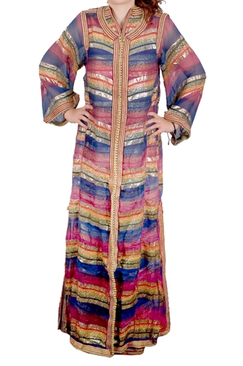 caftan multicolore